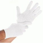 LOT DE 24 - GANT EN COTON CUFF LIGHT, M, BLANC