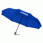 PARAPLUIE PLIABLE PUBLICITAIRE Ø 98 CM BLEU ROYAL - MARQUAGE 1 COULEUR