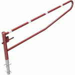 BARRIÈRE-PORTE À BÉTONNER SERRURE PROFILÉE À PISTONS-3000 MM - SCHAKE