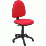 CHAISE DE BUREAU BETETA SANS ACCOUDOIRS - ROUGE - PIQUERAS Y CRESPO