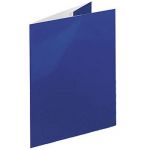 DOSSIER DE PRÉSENTATION CHROMOLUX - BLEU - CAPACITÉ 50 FEUILLES (PRIX À L'UNITÉ)