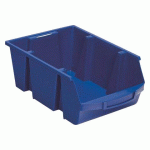 LOT DE 8 - BACS À BEC ÉCONOMIQUES VISO BLEU - 28 LITRES