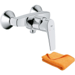 MITIGEUR DOUCHE MÉCANIQUE GROHE QUICKFIX START FLOW + MICROFIBRE - CHROMÉ