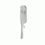POIGNÉE DE FENÊTRE NEVADA EF884 - VERROUILLABLE AVEC CLÉ - SATINÉ - MAIN DROITE KARCHER DESIGN