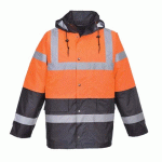 PORTWEST S467 PARKA HV BICOLORE ORANGE - TAILLE XL