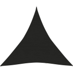 VIDAXL - VOILE D'OMBRAGE 160 G/M NOIR 4,5X4,5X4,5 M PEHD