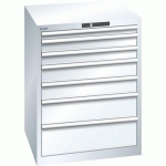 ARMOIRE BLANC PUR 717X725X850 AVEC 7 TIR. 200KG _ 78.642.110 - LISTA