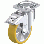 BLICKLE - ROULETTE PIVOTANTE À FREIN Ø 125MM BANDAGE POLYURÉTHANE PU 550KG - LH-ALTH 125K-1-FI