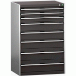 BOTT 1 ARMOIRE À TIROIRS SL-8612-8.2 AVEC 8 TIROIRS POUR CHARGE LOURDE - BOTT