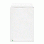 BRUNEAU - POCHETTE KRAFT BLANC RECYCLÉ 229 X 324 MM 90 G SANS FENÊTRE - BOÎTE DE 250