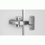 CHARNIÈRE EN INOX VEOSYS - AVEC AMORTISSEMENT - 105° - COUDURE 16 MM HETTICH