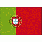 DRAPEAU PORTUGAL AVEC ÉCUSSON : DIMENSIONS - 60 X 90 CM