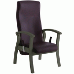 FAUTEUIL SILVER DOSSIER INCLINABLE GRIS/ QUESTCH