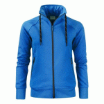 PRINTER JOG RSX SWEATSHIRT FULLZIP FEMMES BLEU OCÉAN - TAILLE XS