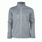 PRINTER RED VERT VESTE SOFTSHELL HOMMES GRIS MÉTAL - TAILLE XXXXXL