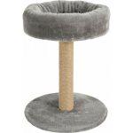 ANIMALLPARADISE - ARBRE À CHAT 2 EN 1, Ø 35 CM X HAUTEUR 45 CM, COULEUR GRIS, POUR CHATS ET CHATONS. GRIS