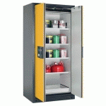 ARMOIRE SÉCURITÉ Q-PEGASUS-90 Q90.195.090.WDAC GRIS/JAUNE - ASECOS