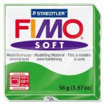 PÂTE A CUIRE FIMO SOFT 56 G / VERT