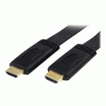 STARTECH.COM CÂBLE PLAT HDMI HAUTE VITESSE ULTRA HD 4K AVEC ETHERNET DE 5M - HDMI VERS HDMI - M/M
