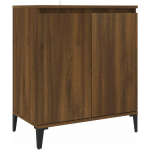 VIDAXL - BUFFET CHÊNE MARRON 60X35X70 CM BOIS D'INGÉNIERIE