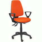CHAISE ELCHE S BRAS FIXE - ROUE NYLON - ORANGE FONCÉ - PIQUERAS Y CRESPO