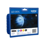 PACK BROTHER LC1280XL RBWBP 3 CARTOUCHES COULEUR  CYAN + MAGENTA + JAUNE