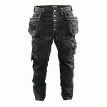 PANTALON DE TRAVAIL X1900 ARTISAN CORDURA® DENIM STRETCH TAILLE 58C - BLAKLADER