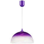 LAMKUR SUSPENSIONS DÔME VIOLET, 1X E27