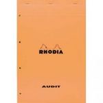 RHODIA BLOC AUDIT FORMAT 21X 32 80 GRAMMES PERFORÉ JAUNE