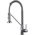 ROBINET CUISINE EXTENSIBLE MITIGEUR CUISINE AVEC 2 MODE DE PULVÉRISATION FROID ET CHAUD DISPONIBLE - CHROME