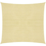 VIDAXL - VOILE D'OMBRAGE 160 G/M² BEIGE 3X3 M PEHD