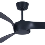 BEACON LIGHTING BEACON VENTILATEUR DE PLAFOND AVEC LUMIÈRE LINE NOIR 132 CM SILENCIEUX