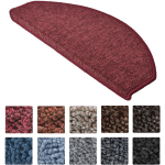 BEAUTISSU - TAPIS DE MARCHE D'ESCALIER PROSTAIR, EN PACK DE 15 BORDEAUX, 65 X 25 X 4 CM