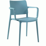 FAUTEUIL JOY POLYPROPYLÈNE - BLEU - STAMP