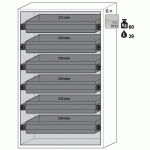 ARMOIRE SÉCURITÉ S-PHOENIX-90 S90.196.120.FDAS BLANC - ASECOS