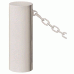 BORNE BARCELONE Ø 22 CM 1 ANNEAU - ZINC GRIS 7044 - PROCITY