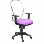 CHAISE JORQUERA ACCOUDOIRS RÉGLABLES BLANC/LILA - PIQUERAS Y CRESPO