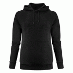 JAMES HARVEST HARDIN HEIGHTS SWEATSHIRT CAPUCHE FEMMES NOIR - TAILLE M