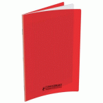 LOT DE 10 - CAHIER CONQUERANT CLASSIQUE AGRAFE 170X220 32P 90G SEYES POLYPRO ROUGE
