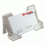 PORTE-CARTES DE VISITE DURABLE ACRYLIQUE 12 X 5,5 CM INCOLORE - 50 CARTES