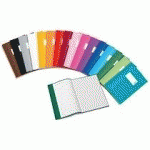 PROTÈGE-CAHIER, A5 PAYSAGE, EN PP, ROUGE OPAQUE - LOT DE 60