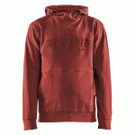 SWEAT À CAPUCHE IMPRIMÉ 3D ROUGE BRIQUE TL - BLÅKLÄDER - 353011585909L