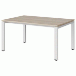 TABLE MALIBU 120X80 T3 SOUDÉ STR ABS ACACIA/BLC 9016