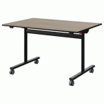 TABLE MALIBU RAB 120X80 T5 DL ST ANTIB CHÊ 1146/NO NOIR 9005
