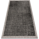 TAPIS EN CORDE SIZAL FLOORLUX 20401 CADRE NOIR / ARGENTIN GREY 160X230 CM