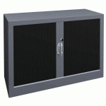 ARMOIRE À RIDEAUX 100 X 69 CM PRUNE/ALU - MANUTAN COLLECTIVITÉS