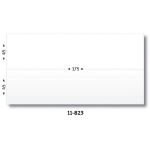 AVERY 11823 ETIQUETTES ADHÉSIVES BLANCHES POUR AFFRANCHISSEMENT 175 X (2X45) MM - BOÎTE DE 1000