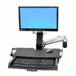 BRAS ERGONOMIQUE STYLEVIEW COMBO ASSIS-DEBOUT AVEC PLAN DE TRAVAIL - ERGOTRON - MANUTAN COLLECTIVITÉS