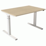 BUREAU ÉLECTRIQUE ERGONOMIQUE 140 CM ERABLE - ROBBERECHTS