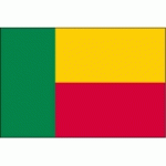 DRAPEAU BÉNIN : DIMENSIONS - 60 X 90 CM